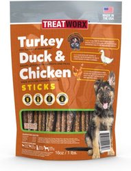 Chewmasters Turkey, Duck & Chicken Jerky Dog Treats, 454-g bag