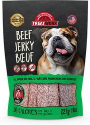 Treatworx Beef Jerky Dog Treats, 227-g bag