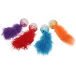 Show in main carousel: Multipet Lattice Ball with Feather Cat Toy, Color Varies, 2 count slide 1 of 1