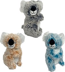 Multipet Minipet Koala Plush Dog Toy, Color Varies, 1 count