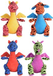 Multipet Dragons Plush Dog Toy, Color Varies, 1 count