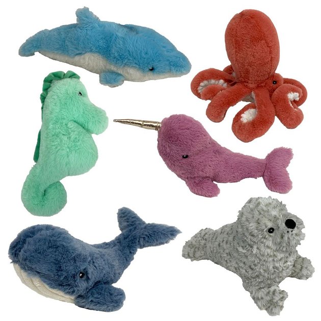Multipet Sea Shammies Squeaky Plush Dog Toy