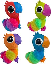 Multipet Bobble Birds Squeaky Plush Dog Toy, Color Varies, 1 count