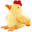 Show in main carousel: Multipet Look Who's Talking Chicken Plush Cat Toy with Catnip slide 1 of 3