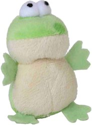 Multipet Look Who's Talking Frog Plush Cat Toy with Catnip