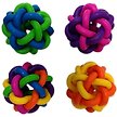 Show in main carousel: Multipet Nobbly Wobbly Ball Dog Toy, Color Varies, 3-in, 1 count slide 1 of 3