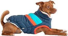 GF Pet Elasto-Fit Alpine Dog & Cat Puffer, Navy, XX-Large