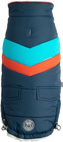 Show full view: GF Pet Elasto-Fit Alpine Dog & Cat Puffer, Navy, XX-Large slide 3 of 7