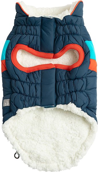 Show full view: GF Pet Elasto-Fit Alpine Dog & Cat Puffer, Navy, XX-Large slide 4 of 7