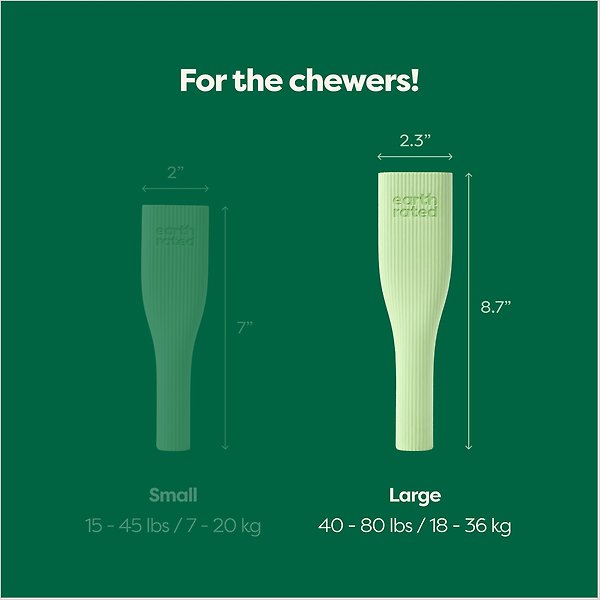 Show full view: Earth Rated Chew Dog Toy, Large slide 3 of 9