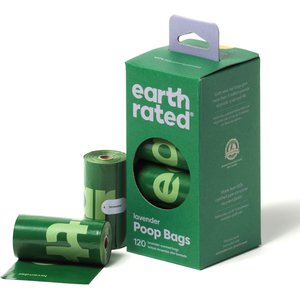 Earth Rated Dog Poop Bags, 120 count, Lavender Scented