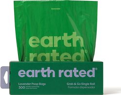 Earth Rated Thick Grab & Go Dog Poop Bags, 300 count, Scented
