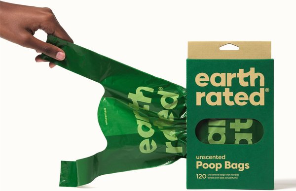 Show full view: Earth Rated Handles Dog Poop Bags, 120 count, Unscented slide 3 of 9