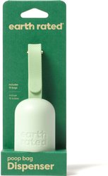 Earth Rated Dog Poop Bag Holder & Bags, 15 count, Unscented