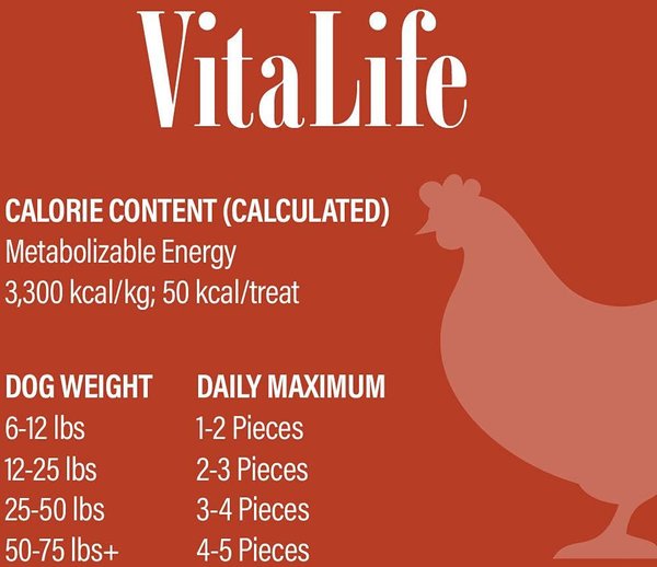 Show full view: VitaLife Apple & Chicken Wraps Jerky Dog Treats, 400-g bag slide 3 of 3