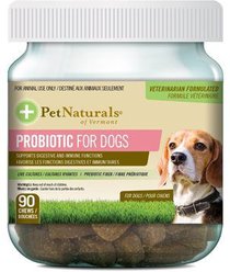 Pet Naturals of Vermont FoodScience Probiotic Chews Supplement for Dogs, 90 count