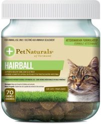 Pet Naturals of Vermont FoodScience Pet Naturals Hairball Chews Supplement for Cats, 70 count