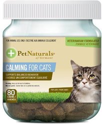 Pet Naturals of Vermont FoodScience Calming Chews Supplement for Cats, 80 count