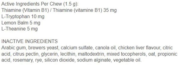 Show full view: Pet Naturals of Vermont FoodScience Calming Chews Supplement for Dogs, 90 count slide 4 of 5