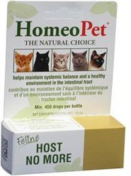 HomeoPet Feline Host No More Supplement for Cats, 15-ml bottle