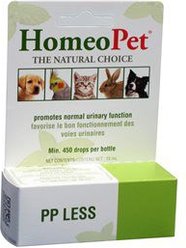 HomeoPet PP Less Supplement for Dogs, 15-ml bottle