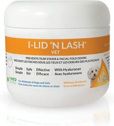 I-MED Animal Health Lid N' Lash Tear Stain Wipes, 60 count