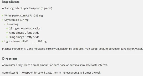 Show full view: Tomlyn Laxatone Tuna Flavor Supplement for Cats, 4.25-oz tube slide 3 of 4