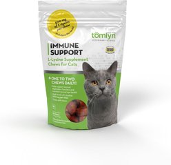 Tomlyn L-Lysine Chews Supplement for Cats, 30 count