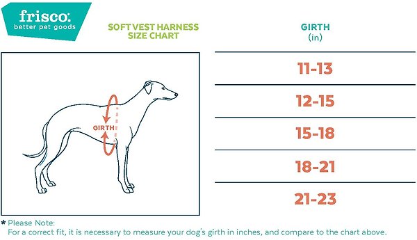 Show full view: Frisco Small Breed Soft Vest Step In Back Clip Dog Harness, Black, 15 to 18-in chest slide 7 of 9