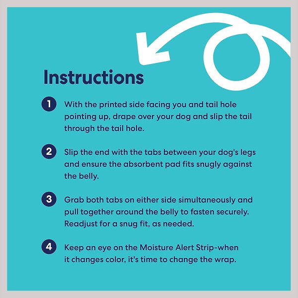 Show full view: Frisco Disposable Female Dog Diapers, Small, 30 count slide 8 of 10