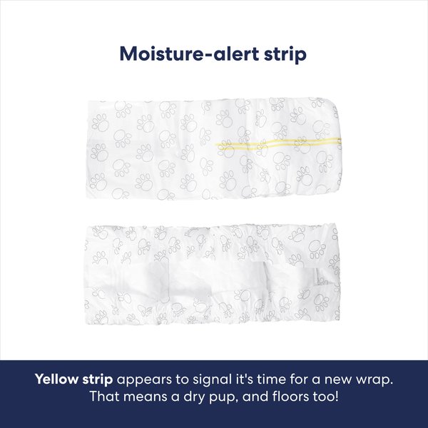 Show full view: Frisco Disposable Male Dog Wraps, X-Large, 12 count slide 5 of 9