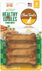 Nylabone Healthy Edibles Chicken Dog Treats, 8 count