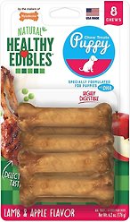 Nylabone Healthy Edibles Puppy Lamb & Apple Dog Treats, 8 count