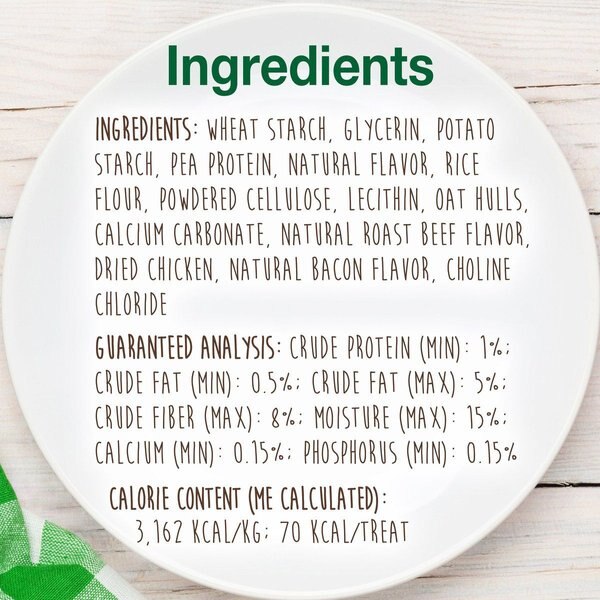 Show full view: Nylabone Healthy Edibles Roast Beef Dog Treats, 8 count slide 4 of 8