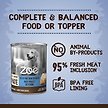 Show in main carousel: Zoe Free Run Chicken Pate Wet Dog Food, 369-g can, case of 6 slide 4 of 5