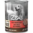 Show in main carousel: Zoe Prairie Beef Pate Wet Dog Food, 369-g can, case of 6 slide 1 of 2
