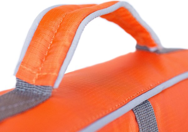 Show full view: Outward Hound Granby Splash Dog Life Jacket, Orange, Small slide 7 of 10
