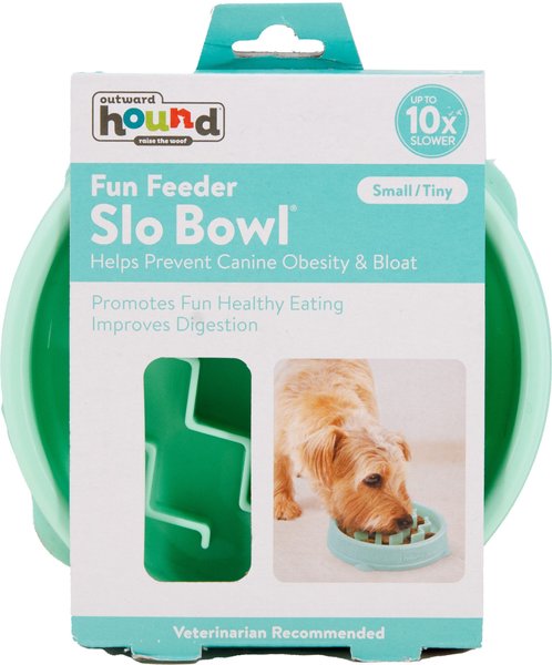 Show full view: Outward Hound Fun Slow Dog Feeder, Mint, 0.75-cup slide 7 of 8