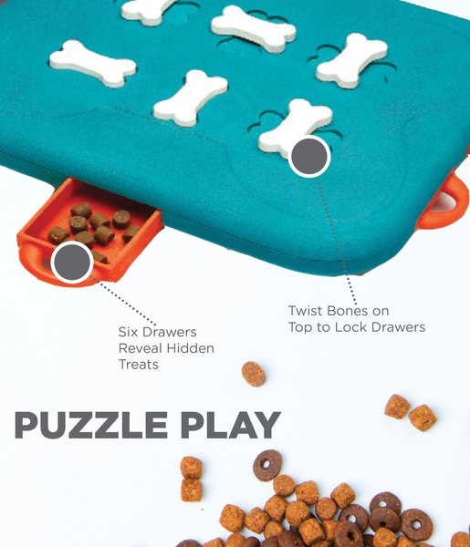 Show full view: Nina Ottosson by Outward Hound Casino Interactive Treat Puzzle Dog Toy slide 3 of 8