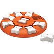 Show in main carousel: Nina Ottosson by Outward Hound Smart Orange Interactive Treat Puzzle Dog Toy slide 1 of 10