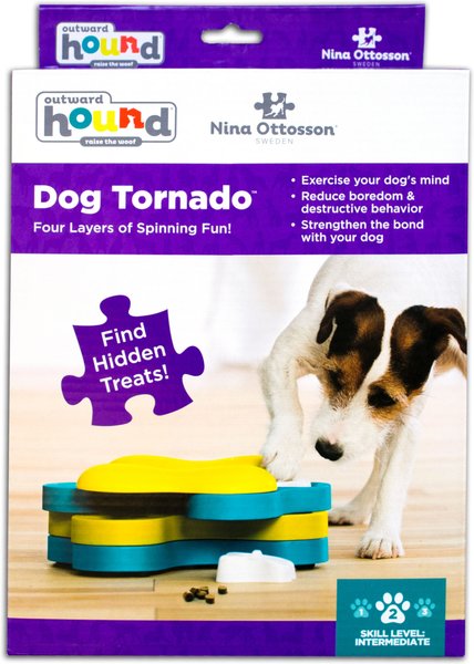 Show full view: Nina Ottosson by Outward Hound Tornado Interactive Treat Puzzle Dog Toy slide 8 of 9