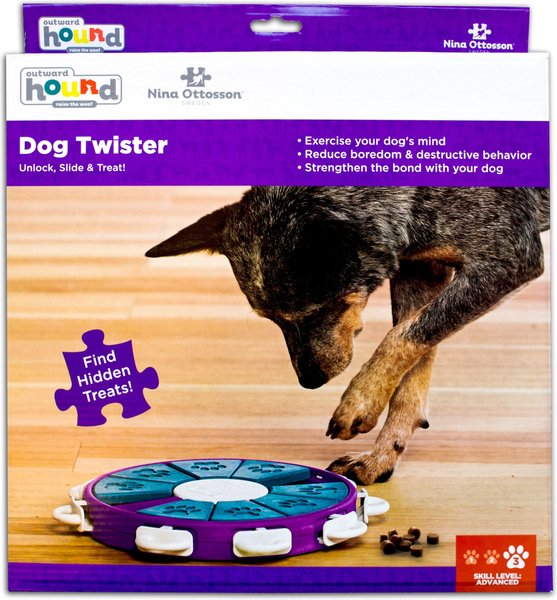Show full view: Nina Ottosson by Outward Hound Twister Interactive Treat Puzzle Dog Toy slide 8 of 9