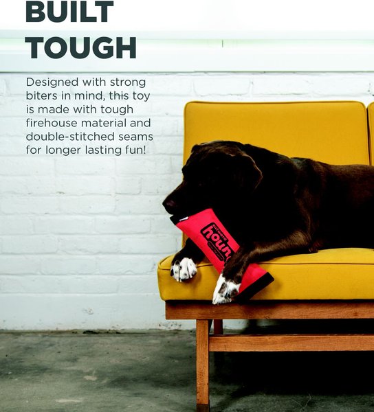 Show full view: Outward Hound Firehose Fetch Plush Dog Toy, Medium slide 3 of 9