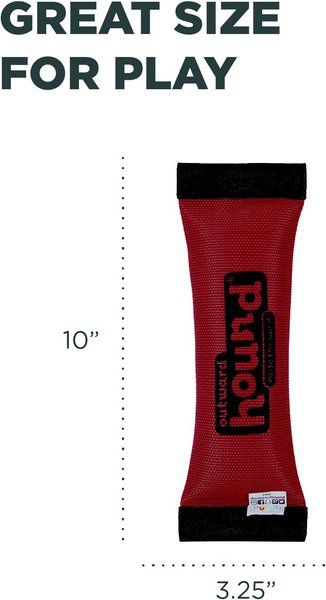 Show full view: Outward Hound Firehose Fetch Plush Dog Toy, Medium slide 4 of 9