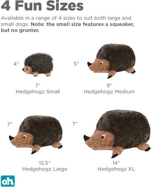 Show full view: Outward Hound Hedgehogz Plush Dog Toy, Small slide 5 of 10