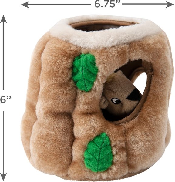 Show full view: Outward Hound Hide A Squirrel Puzzle Plush Dog Toy, Medium slide 3 of 10
