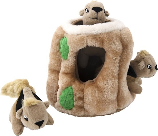 Show full view: Outward Hound Hide A Squirrel Puzzle Plush Dog Toy, Medium slide 4 of 10