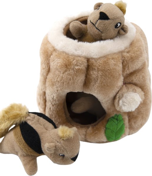 Show full view: Outward Hound Hide A Squirrel Puzzle Plush Dog Toy, Medium slide 7 of 10