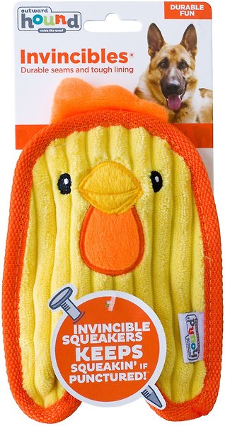 Show full view: Outward Hound Invincibles Mini Chicky Plush Dog Toy slide 6 of 7