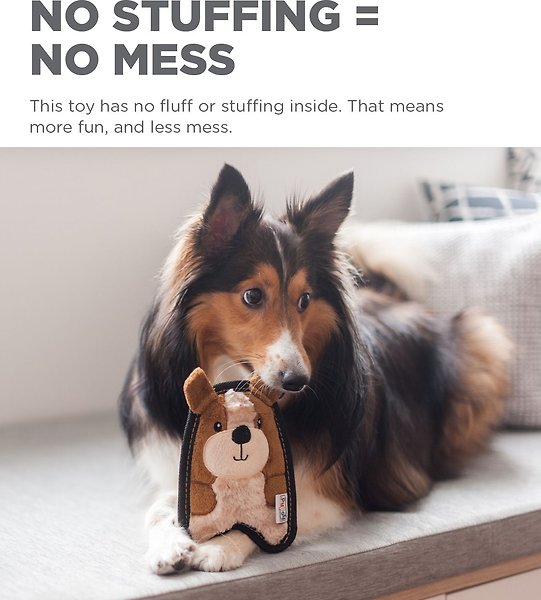 Show full view: Outward Hound Invincibles Mini Puppy Plush Dog Toy slide 4 of 7